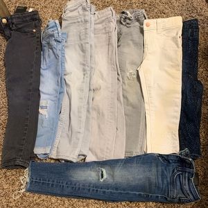 Lot of girls NAMEBRAND jeans